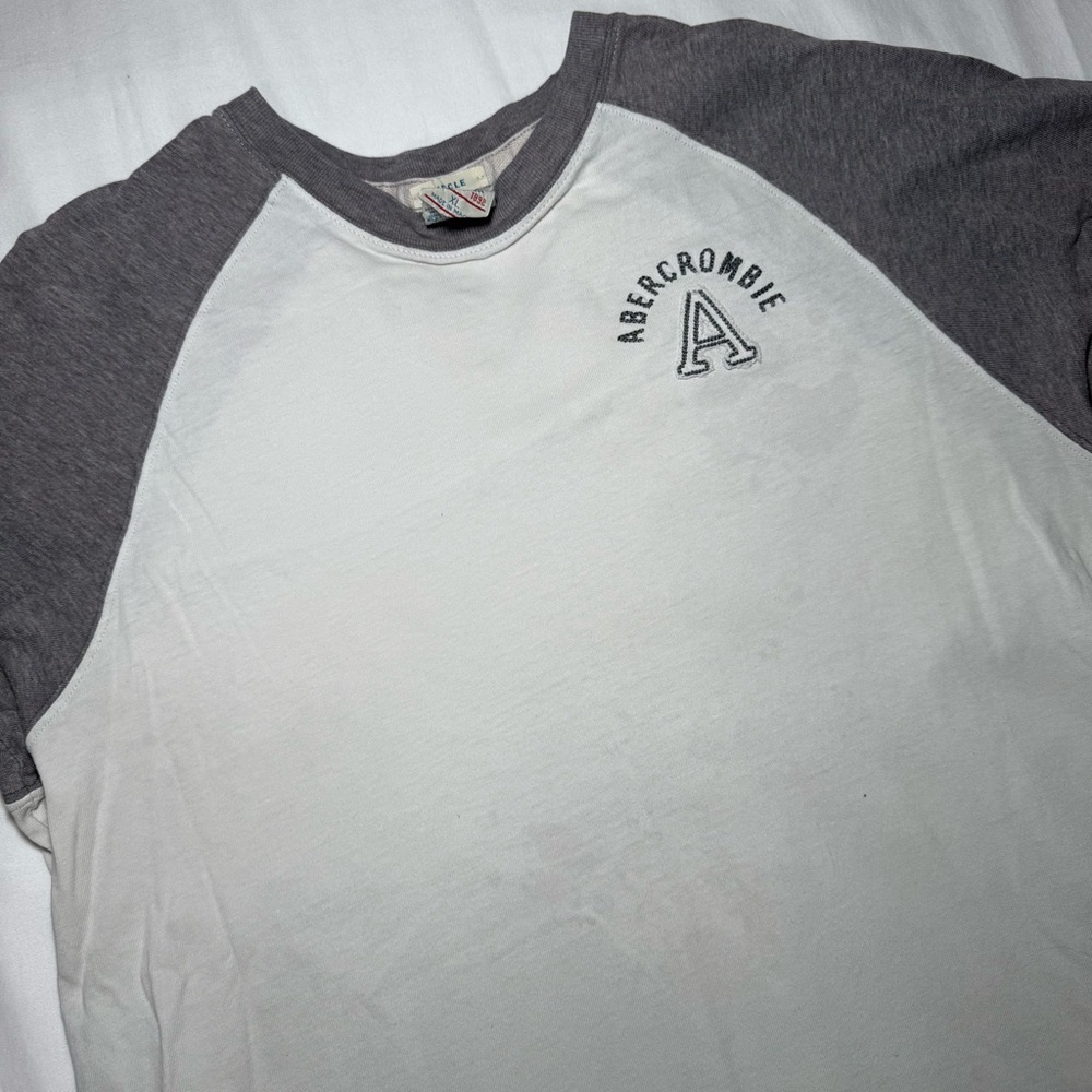 VTG 90s Abercrombie & Fitch Moose Raglan Muscle Tee Mens XL Single Stitch USA - Picture 1 of 8